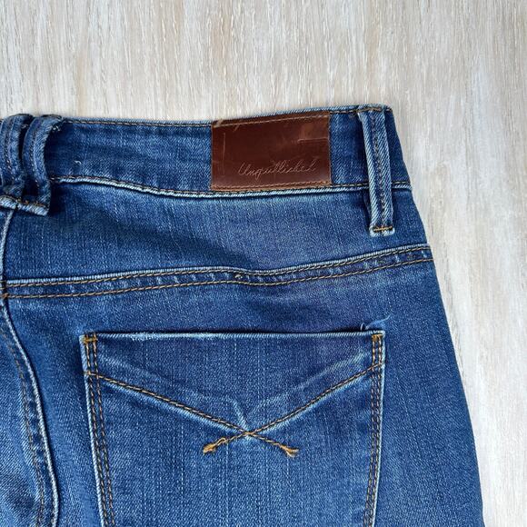 Unpublished Mid Rise Bootcut Raw Ankle 70's Retro Boho Casual Denim Jeans 26 - Picture 8 of 15
